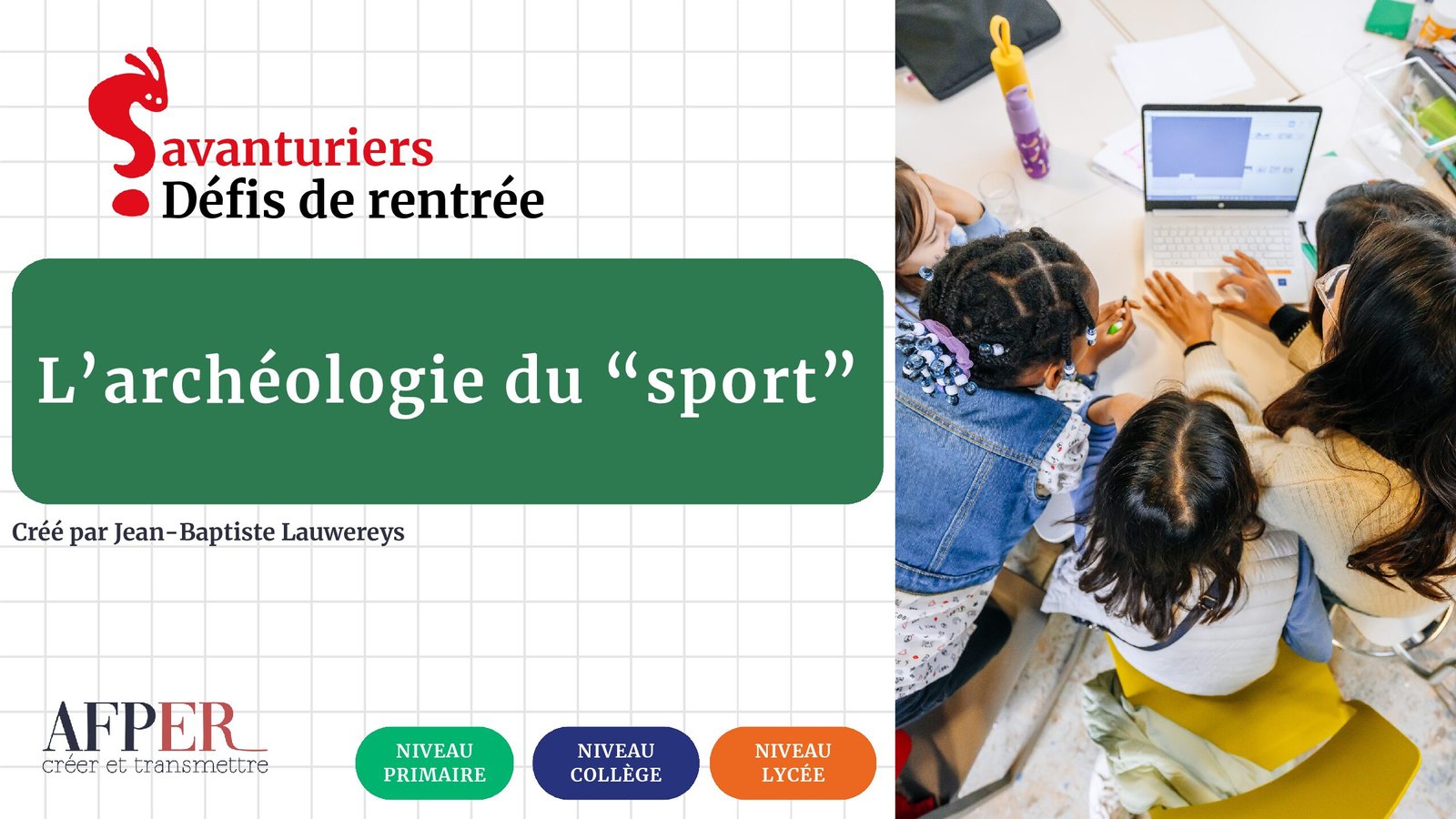 Défi – L’archéologie du “sport”?>