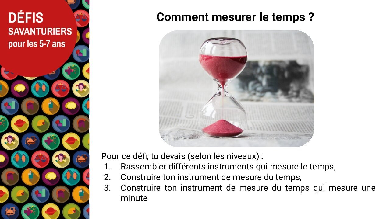 Défi – Mesurer le temps (explications scientifiques)?>