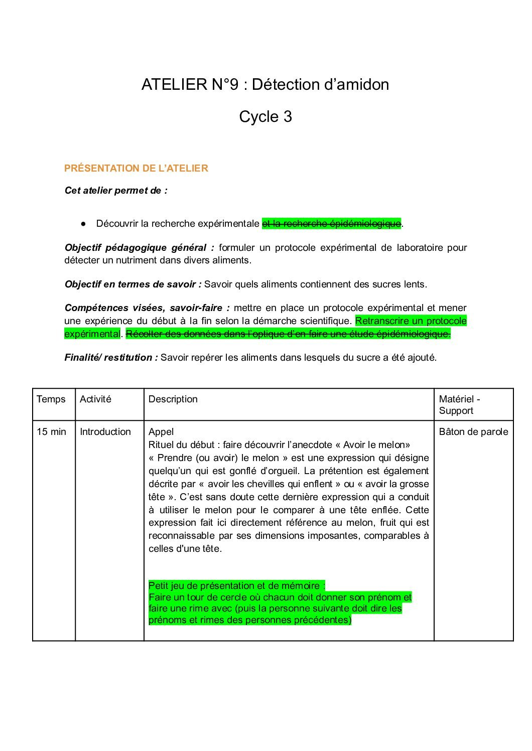 Ressource N°9 : « Détection d’amidon »?>